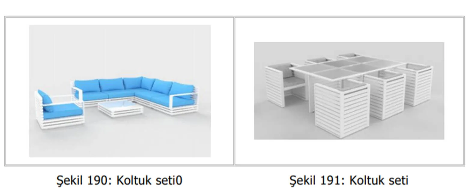 örnek mobilya set tasarım başvuruları-gölbaşı patent